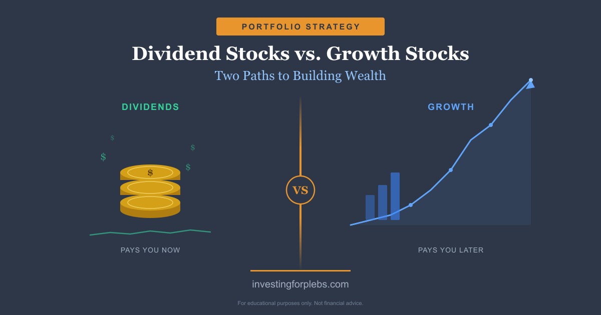 Dividend Stocks vs. Growth Stocks: Which Is Right for You?